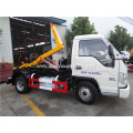 Diesel engine hook lift garabge bins vehicle